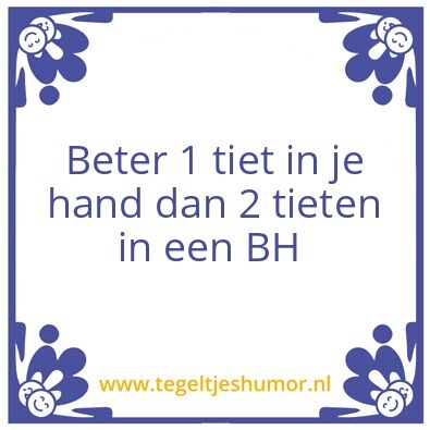 Tegeltje: tieten