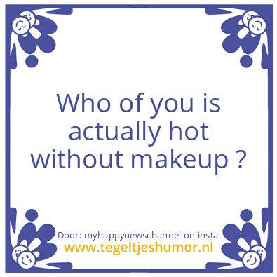 Tegeltje: Hot.