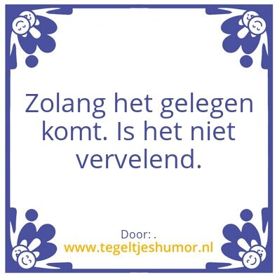 Tegeltje: .