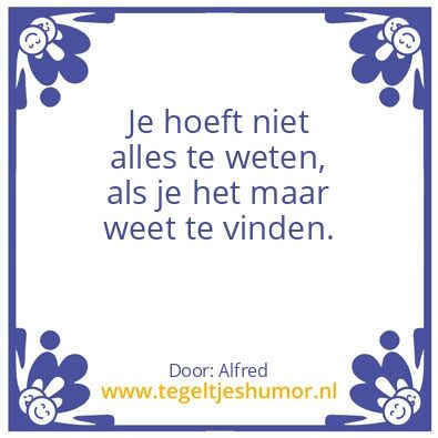 Tegeltje: Zoekopdracht
