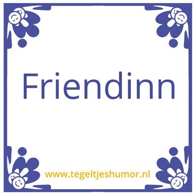 Tegeltje: Bonnie