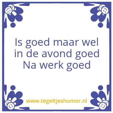 Tegeltje: Liede is