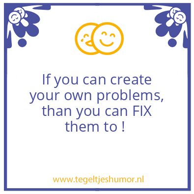 Tegeltje: Problems ?