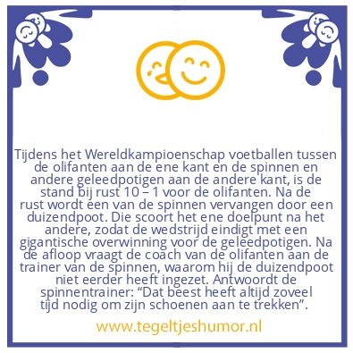 Tegeltje: Voetballen