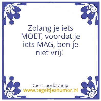 Tegeltje: Vrijheid