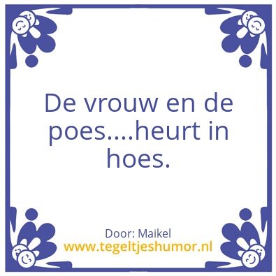 Tegeltje: Thuis