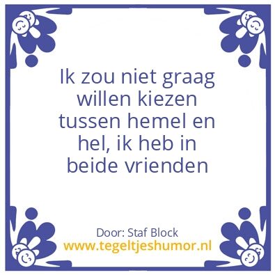 Tegeltje: Vrienden