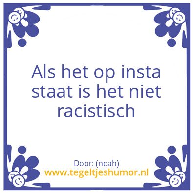 Tegeltje: Insta