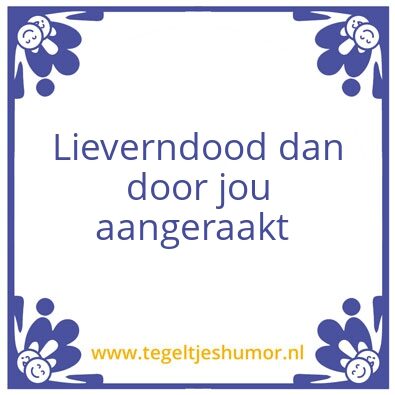 Tegeltje: Neushoorn