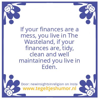 Tegeltje: The Good Life.