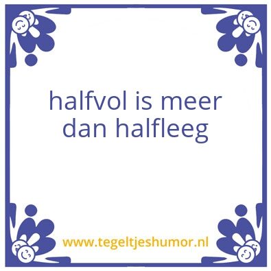 Tegeltje: optie