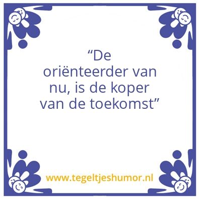 Tegeltje: Wonen