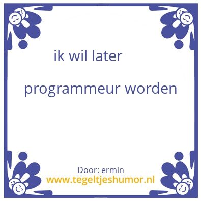 Tegeltje: ermin