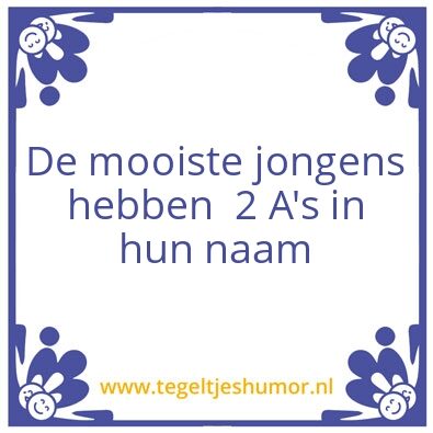 Tegeltje: waarheid