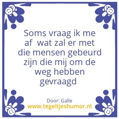 Tegeltje: Galle