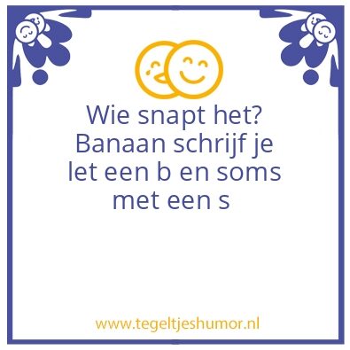 Tegeltje: Saar