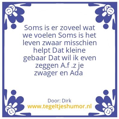 Tegeltje: Janny
