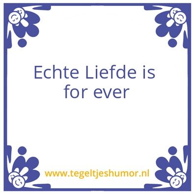 Tegeltje: Tegeltje