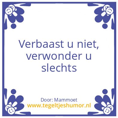 Tegeltje: Mammoet