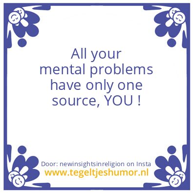 Tegeltje: This is personal.