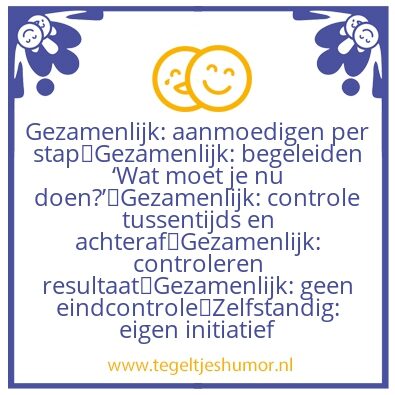 Tegeltje: Executieve functies