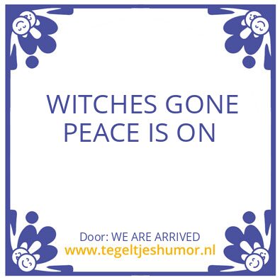 Tegeltje: AL IS WELL