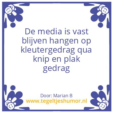 Tegeltje: Marian Borg