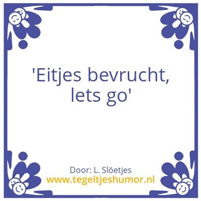 Tegeltje: tegeltje