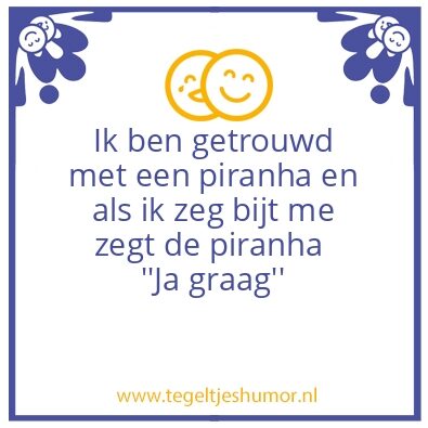 Tegeltje: Flauwe Mop