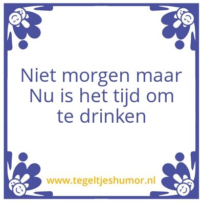 Tegeltje: spreuk