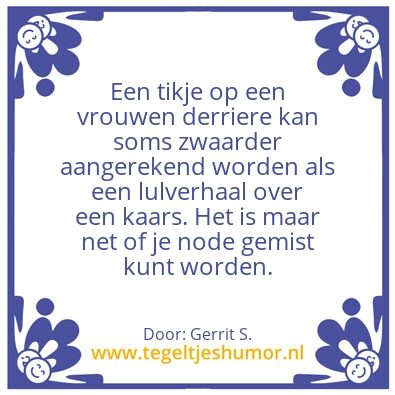 Tegeltje: Ik ben Gerrit.