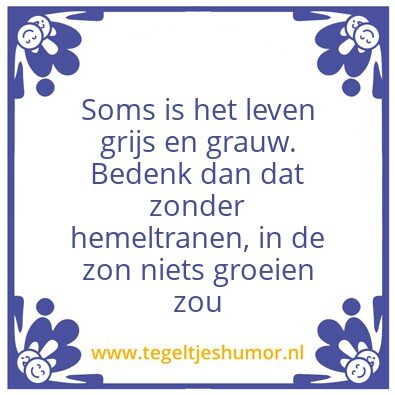 Tegeltje: Hemeltranen