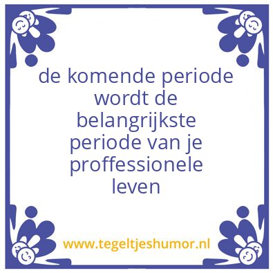 Tegeltje: sjoerd