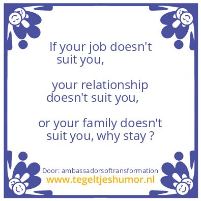 Tegeltje: This is my belief.