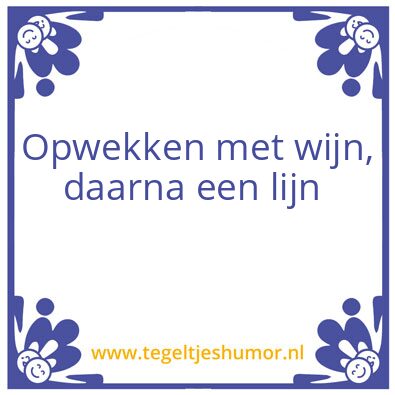 Tegeltje: Wijze gezegde