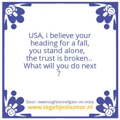 Tegeltje: it is personal.