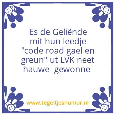 Tegeltje: Vastelaovend 2017