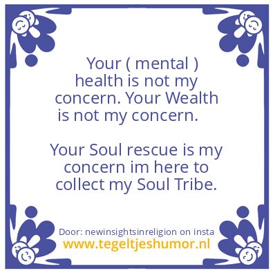 Tegeltje: My Concern.