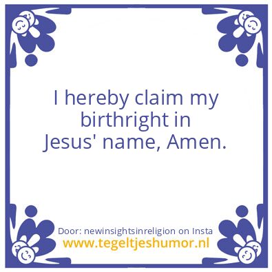 Tegeltje: What do you think about…