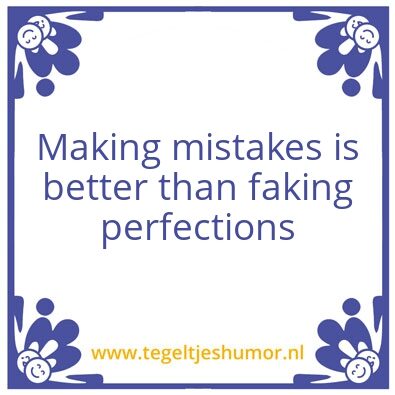 Tegeltje: Mistakes