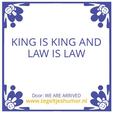Tegeltje: AL IS WELL