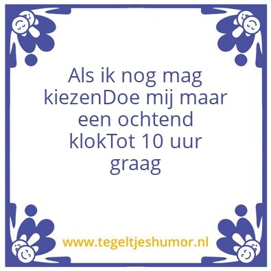 Tegeltje: Avondklok