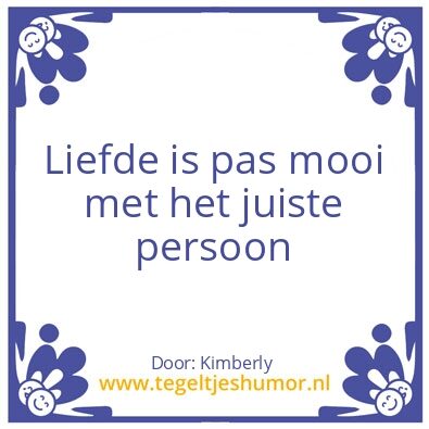 Tegeltje: Liefde