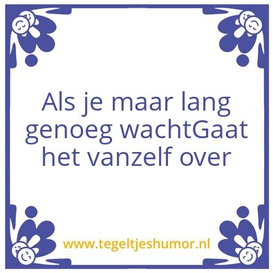 Tegeltje: Tegeltje