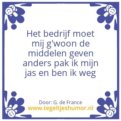 Tegeltje: Ger
