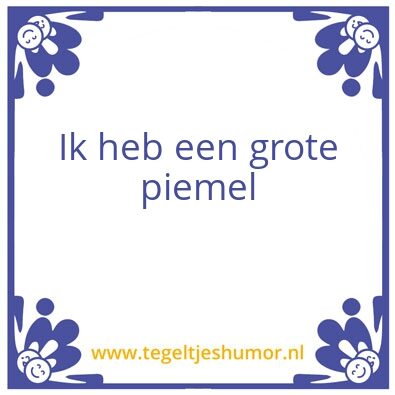 Tegeltje: Jim