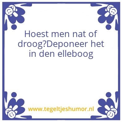 Tegeltje: Corona