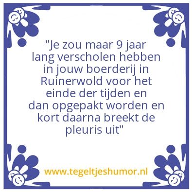 Tegeltje: Ruinerwold