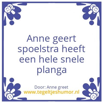 Tegeltje: Greet