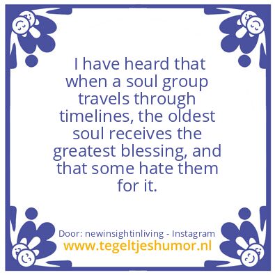 Tegeltje: I have heard